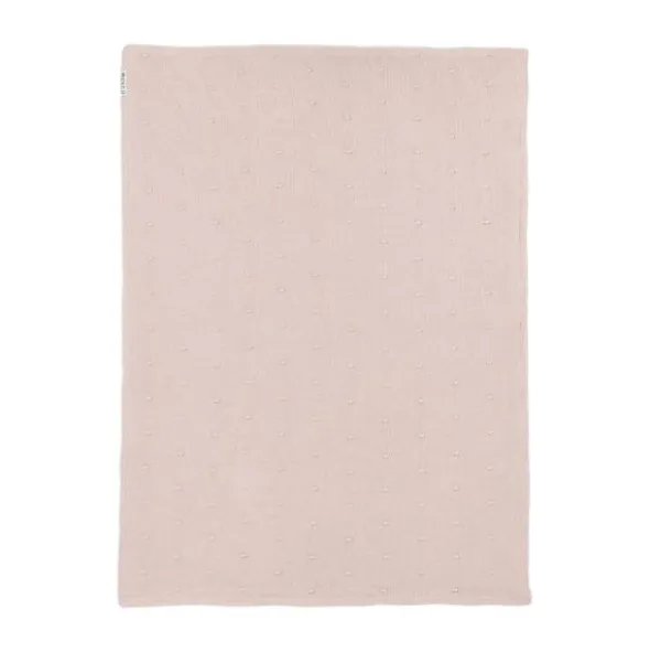 Meyco Mini Knots Fleece Ledikantdeken 100 x 150 cm Soft Pink