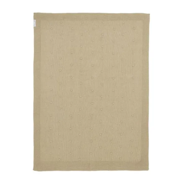 Meyco Mini Knots Ledikantdeken 100 x 150 cm Sand