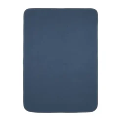 Meyco Pure Deken Gebreid - 100 x 150 cm - Jacquard - Indigo