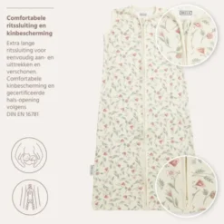 Meyco Slaapzak - Interlock Jersey Flower Multicolour - 70 cm