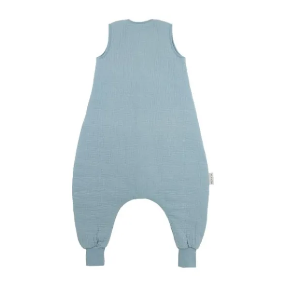 Meyco Slaapzak Jumper Gevoerd Pre-Washed - 104 cm - Hydrofiel - Jeans Blue