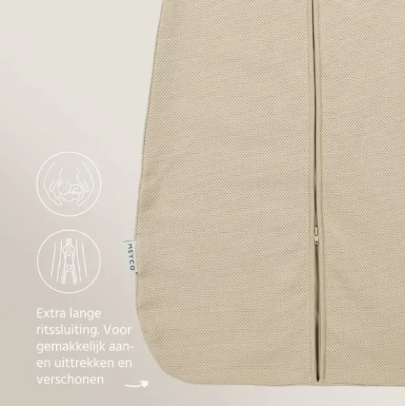 Meyco Studio Slaapzak Ongevoerd - Classic Sand - 110 cm