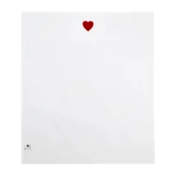 Meyco Sweet Heart Ledikantlaken - 100 x 150 cm - Red