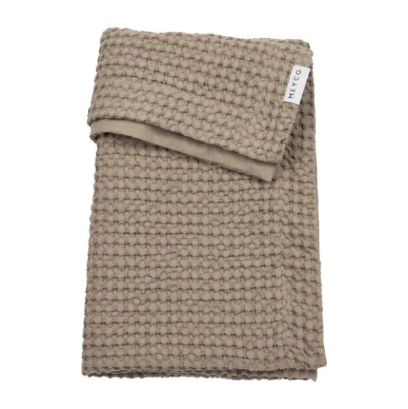 Meyco Wiegdeken - Waffle Cotton - Taupe - 75x100 cm