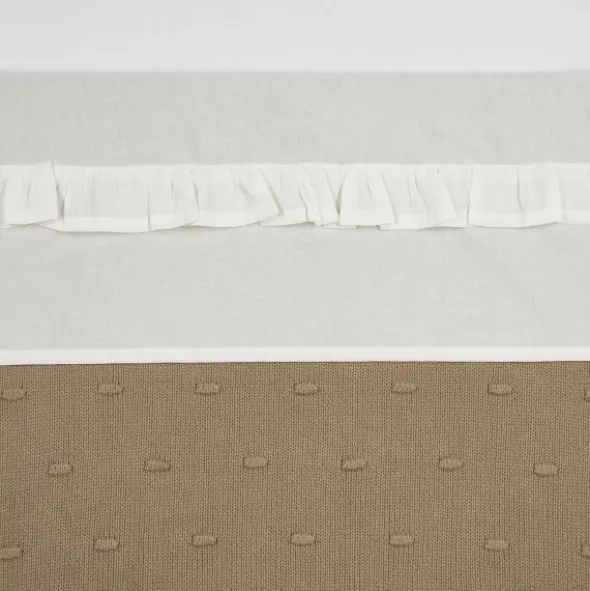 Meyco Wieglaken - Ruffle - Sand