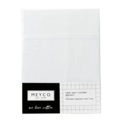 Meyco Wieglaken Wit Met Bies Wit 75 x 100 cm