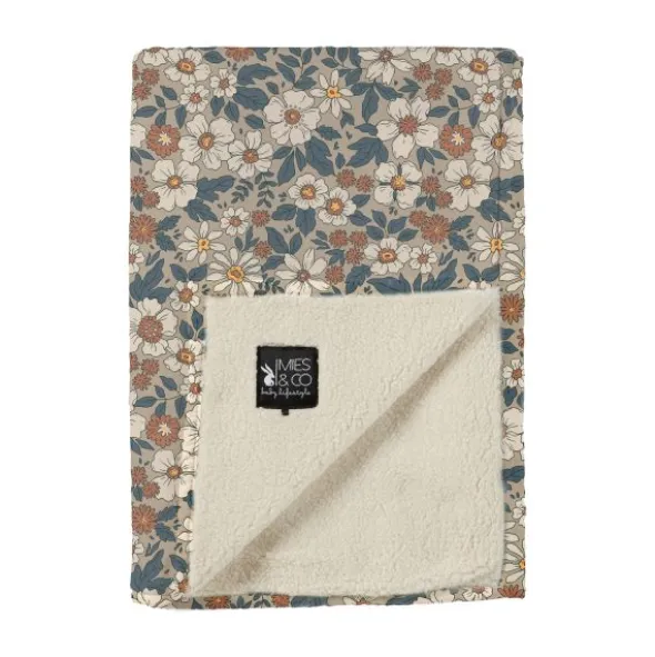 Mies & Co Soft Wild Flower Wiegdeken Rust 70 x 100 cm
