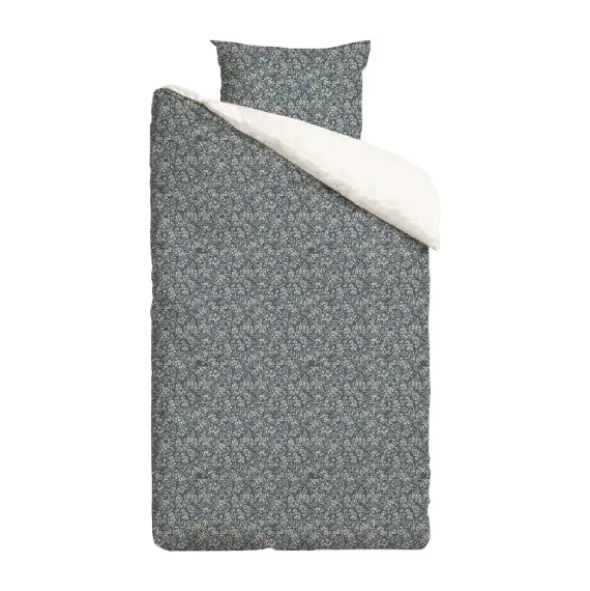 Mies & Co Vintage Flower Dekbedovetrek Blue 140 x 200 cm