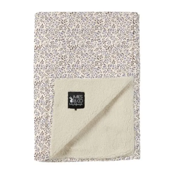 Mies & Co Vintage Flower Ledikantdeken 110 x 140 cm Lila