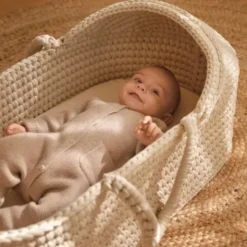 Moonboon Mozesmand met Standaard - Crocheted - Nature - Onesize