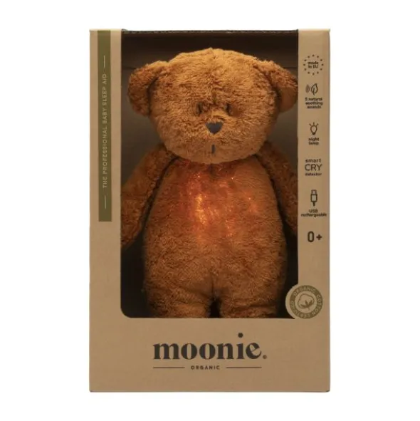 Moonie The Humming Bear Slaapknuffel - Caramel