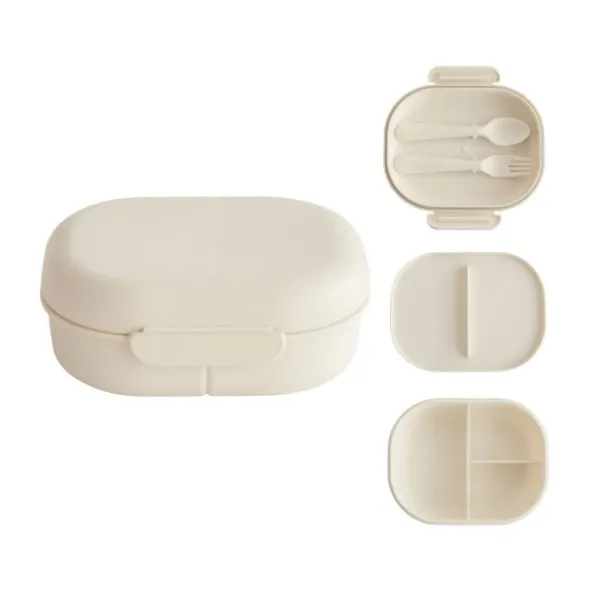 Mushie - Lunchbox Incl. Bestek - Blush