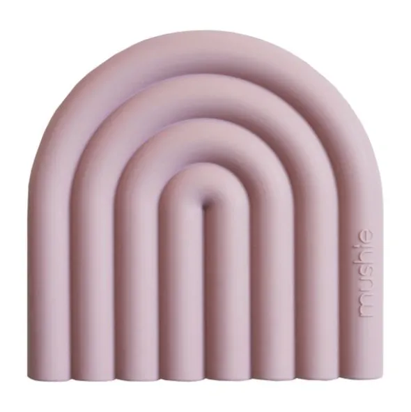Mushie Rainbow Bijtring Mauve