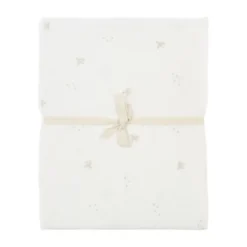 Nanami Bird Wieglaken - 75 x 120 cm - Off White