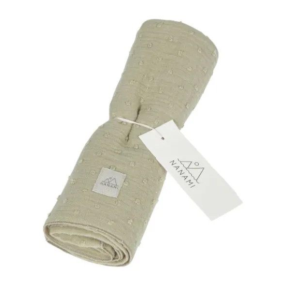 Nanami Diaper – Woven Dot – Eucalyptus – 60x60 cm