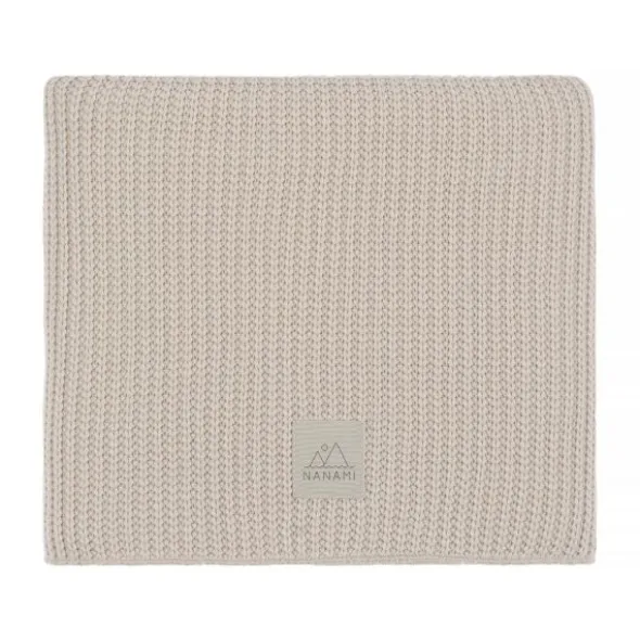 Nanami Junior Deken Rib Knit - Beige - 100 x 150 cm