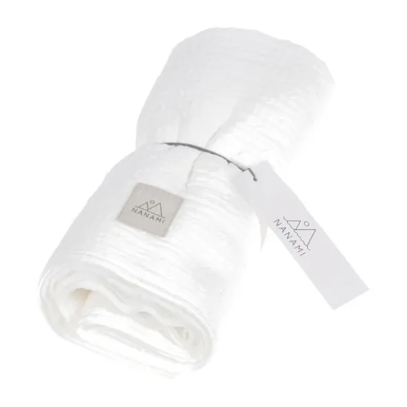 Nanami Woven Dot Swaddle - 100 x 135 cm - Off White