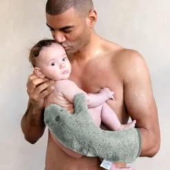 Nifty Douche Handschoen - Original Baby Shower Glove - Groen