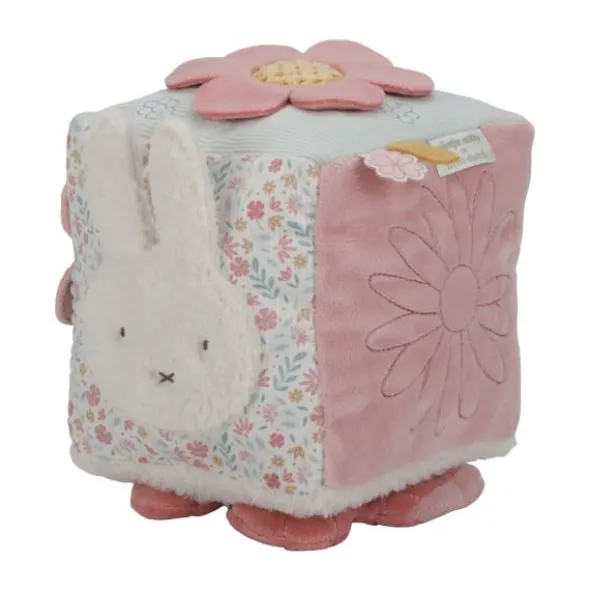 Nijntje X Little Dutch Lucky Soft Activiteitenkubus - Blossom
