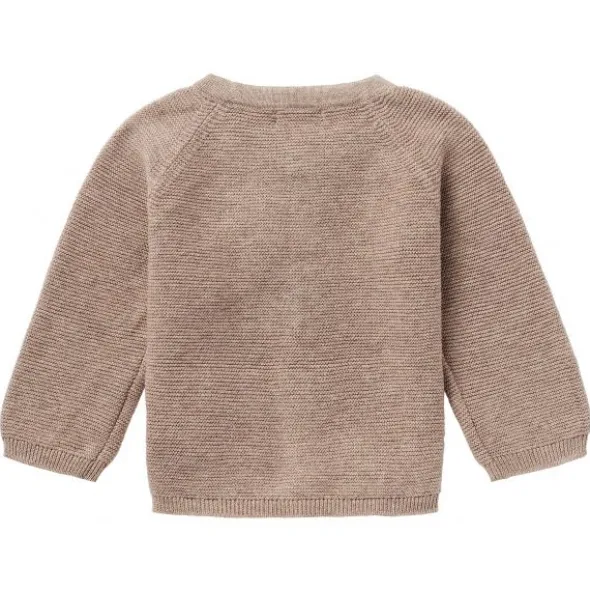 Noppies Naga Knit Vestje Taupe Melange Mt. 62