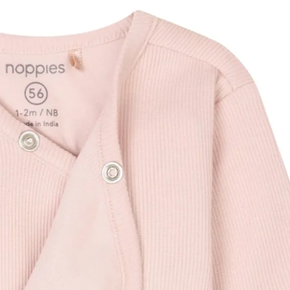 Noppies Narellan Lange Mouwen Romper - Rose Smoke - Mt. 56