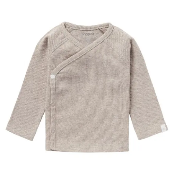 Noppies Rib Nanyuki Shirt Taupe Melange Mt. 44