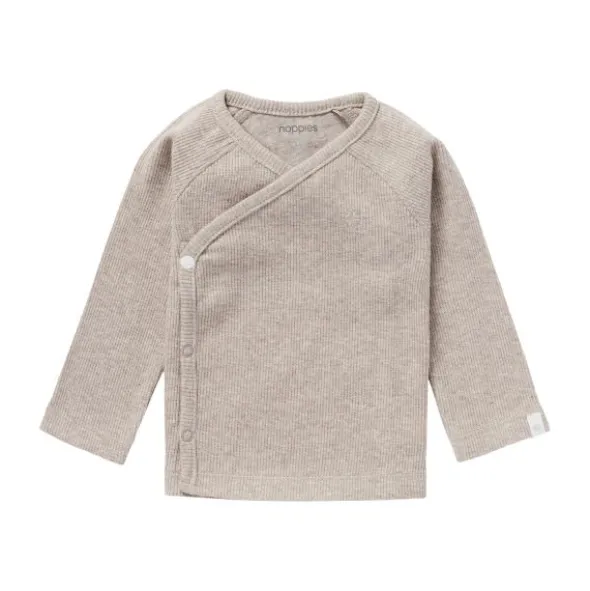 Noppies Rib Nanyuki Shirt Taupe Melange Mt. 44