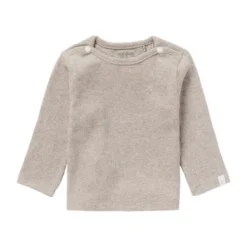 Noppies Rib Natal T-shirt Lange Mouwen Oatmeal Mt. 44