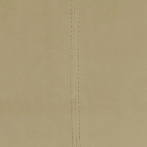 Overseas Middlestitch Kussen - 60 x 60 cm– Velours – Beige