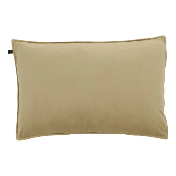Overseas Middlestitch Kussen – 40 x 60 cm - Velours – Beige