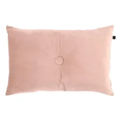 Overseas Velours Button Kussen - Rose Dust