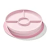 Oxo Tot Stick & Stay Bord met 3 vakjes - Blossom