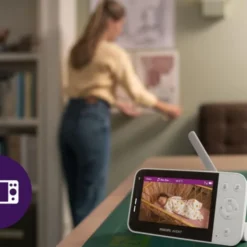 Philips Avent Babyfoon met Camera - Connected SCD953/26 - Silk White