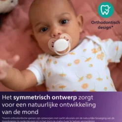 Philips Avent Ultra Soft Fopspeen - 6-18 Mnd - 2 Stuks - Plant-based