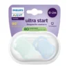 Philips Avent Ultra Start Fopspeen - 0-2 Mnd - 2 Stuks - Plant-based