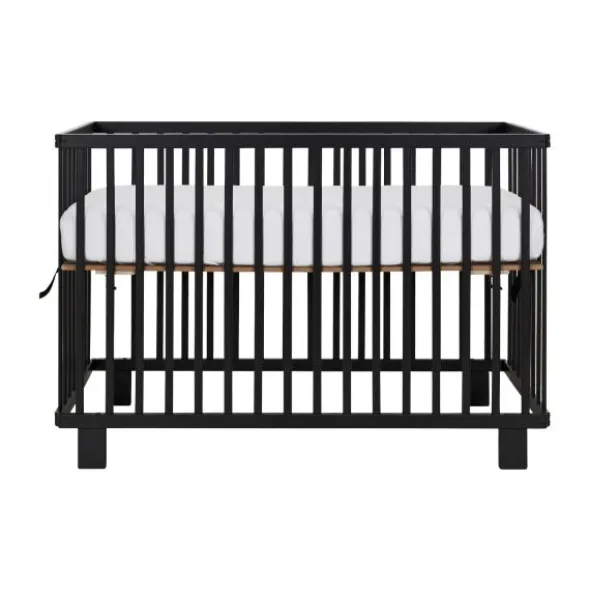 Puck Ledikant 60x120 Inklapbaar - Zwart