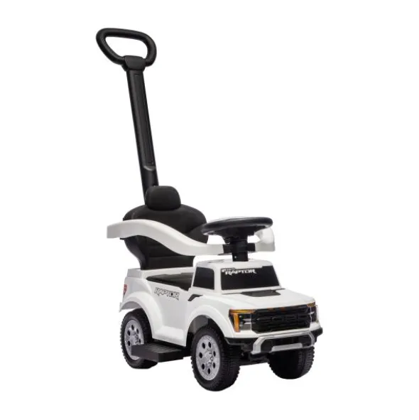 Puck Loopauto Ford F150 met Duwstang - Wit