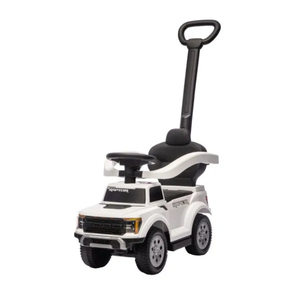 Puck Loopauto Ford F150 met Duwstang - Wit