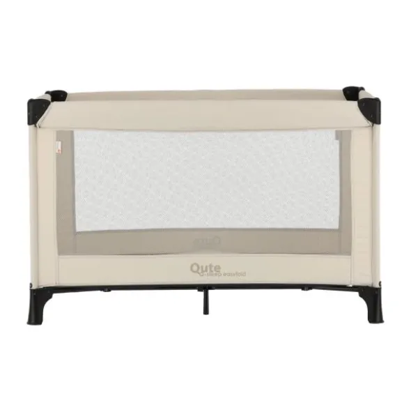 Qute Q-Sleep Campingbed Easyfold + Q-Matti Matras incl. Hoes - Ivory