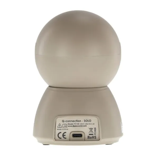 Qute Wifi Babyfooncamera - Q-Connection Solo - Zand