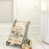 Sebra Houten Loopwagen - Blauw