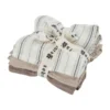Sebra Hydrofiele Doeken - 3-pack - Cream Stripe Beige