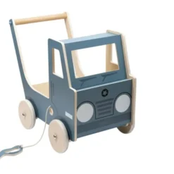 Smallstuff Houten Loopwagen - Blauw