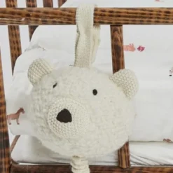 Smallstuff Muziekmobiel - Bouclé Wol - Off White