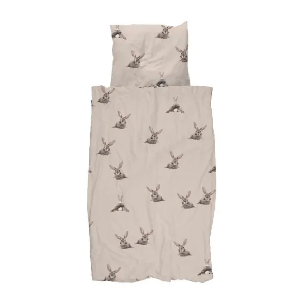 Snurk Bunny Dekbedovertrek – 140 x 200/220 cm – Beige