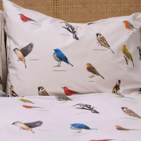 Snurk Dekbedovertrek - Bird Watching - 140x200/220 cm - Beige