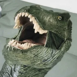 Snurk Dekbedovertrek - Dino Jurassic - 140x200/220 cm - Groen