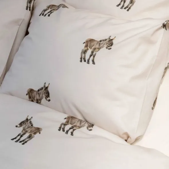 Snurk Dekbedovertrek - Donkeys - 140x200/220 cm - Inclusief 1 Kussensloop