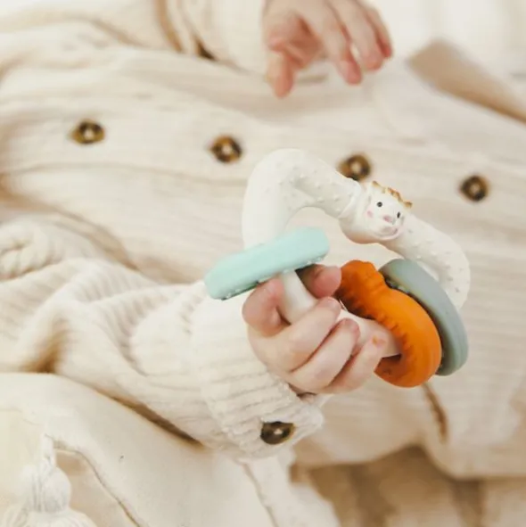 Sophie de Giraf Sleutel Bijtring in Geschenkdoosje - Beige