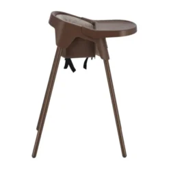 Stoohl Kinderstoel incl. Zitverkleiner + Eetblad + Tuigje - Chocolate